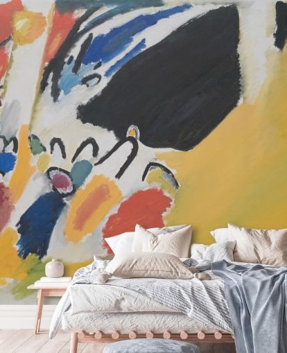 fine art wallpaper mural called Impressionen III (Konzert) by Wassily Kandinsky for living rooms and bedrooms