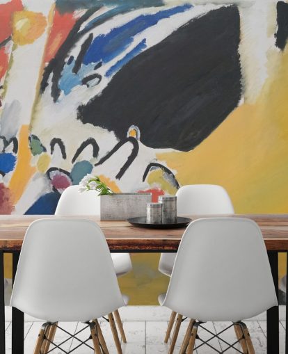 fine art wallpaper mural called Impressionen III (Konzert) by Wassily Kandinsky for living rooms and bedrooms fine art wallpaper mural called Impressionen III (Konzert) by Wassily Kandinsky for living rooms and bedrooms