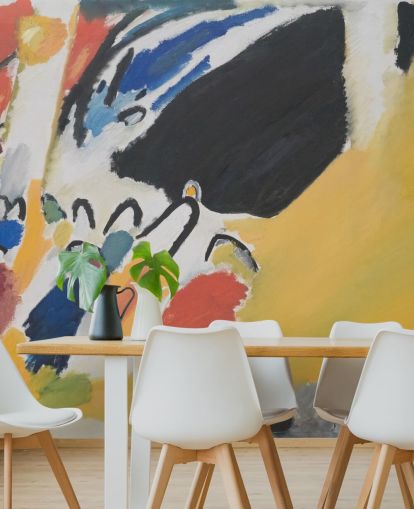 fine art wallpaper mural called Impressionen III (Konzert) by Wassily Kandinsky for living rooms and bedrooms fine art wallpaper mural called Impressionen III (Konzert) by Wassily Kandinsky for living rooms and bedrooms