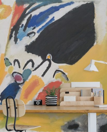 Kunsttapete Impressionen III (Konzert) von Wassily Kandinsky für Wohn- und Schlafzimmer