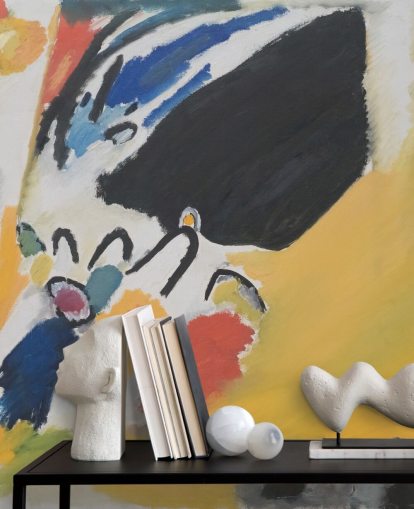 fine art wallpaper mural called Impressionen III (Konzert) by Wassily Kandinsky for living rooms and bedrooms