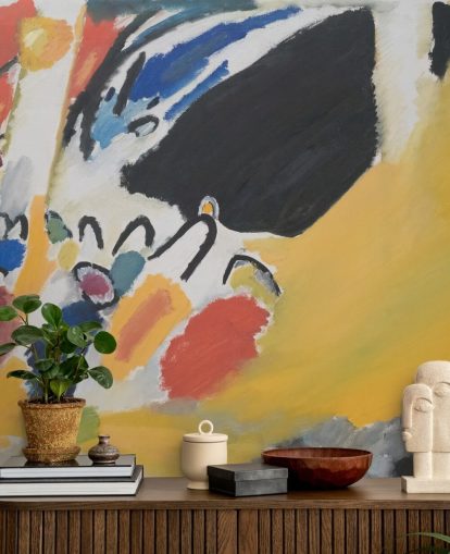 Kunsttapete Impressionen III (Konzert) von Wassily Kandinsky für Wohn- und Schlafzimmer