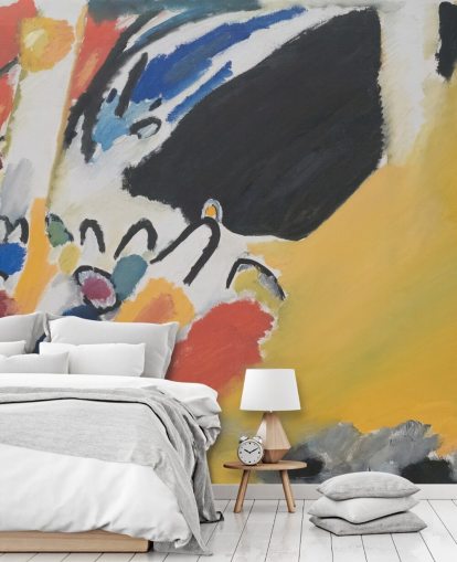 fine art wallpaper mural called Impressionen III (Konzert) by Wassily Kandinsky for living rooms and bedrooms fine art wallpaper mural called Impressionen III (Konzert) by Wassily Kandinsky for living rooms and bedrooms