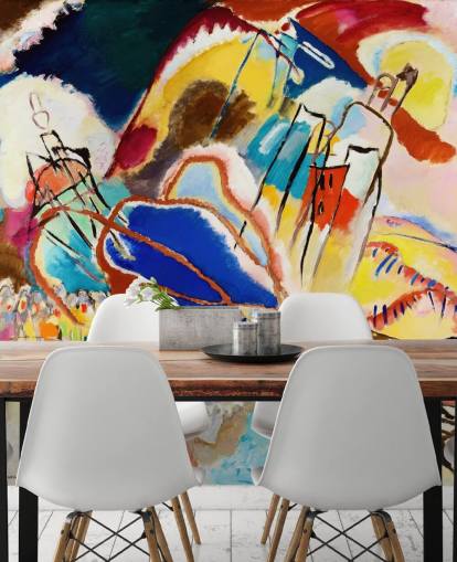 mural de pared de bellas artes llamado Improvisación núm. 30 (Cañones) de Wassily Kandinsky para salas de estar, dormitorios y oficinas mural de pared de bellas artes llamado Improvisación núm. 30 (Cañones) de Wassily Kandinsky para salas de estar, dormitorios y oficinas