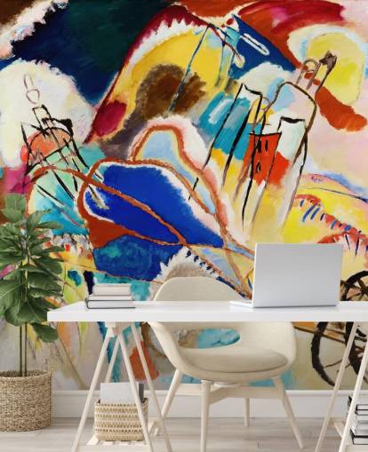 fine art wall mural called Improvization No. 30 (Cannons) by Wassily Kandinsky for living rooms, bedrooms and offices fine art wall mural called Improvization No. 30 (Cannons) by Wassily Kandinsky for living rooms, bedrooms and offices