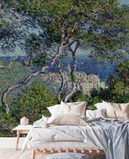 carta da parati fine art chiamata Bordighera di Claude Monet per salotti, camere da letto e uffici carta da parati fine art chiamata Bordighera di Claude Monet per salotti, camere da letto e uffici
