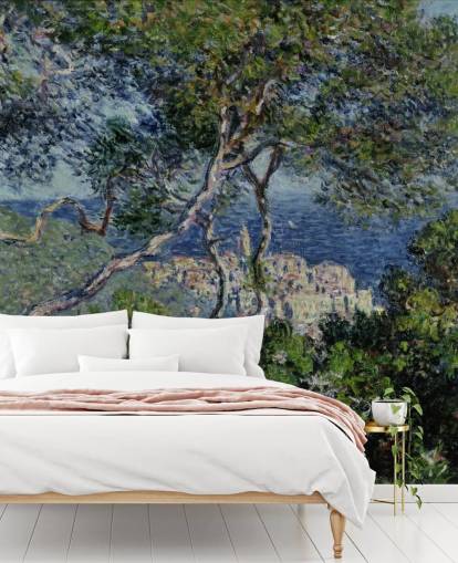 Kunsttapete Bordighera von Claude Monet für Wohnzimmer, Schlafzimmer und Büros Kunsttapete Bordighera von Claude Monet für Wohnzimmer, Schlafzimmer und Büros