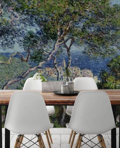 carta da parati fine art chiamata Bordighera di Claude Monet per salotti, camere da letto e uffici