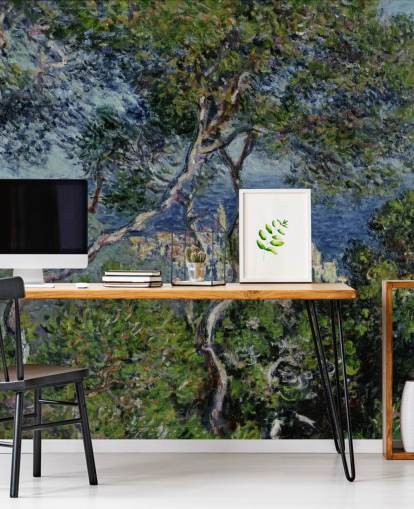 Kunsttapete Bordighera von Claude Monet für Wohnzimmer, Schlafzimmer und Büros