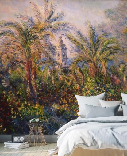 carta da parati fine art chiamata Garden in Bordighera di Claude Monet per camere da letto e salotti carta da parati fine art chiamata Garden in Bordighera di Claude Monet per camere da letto e salotti