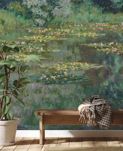 Monet'n taidetaustakuvamaalaus Le Bassin des Nympheas makuuhuoneisiin, kylpyhuoneisiin ja oleskelutiloihin Monet'n taidetaustakuvamaalaus Le Bassin des Nympheas makuuhuoneisiin, kylpyhuoneisiin ja oleskelutiloihin