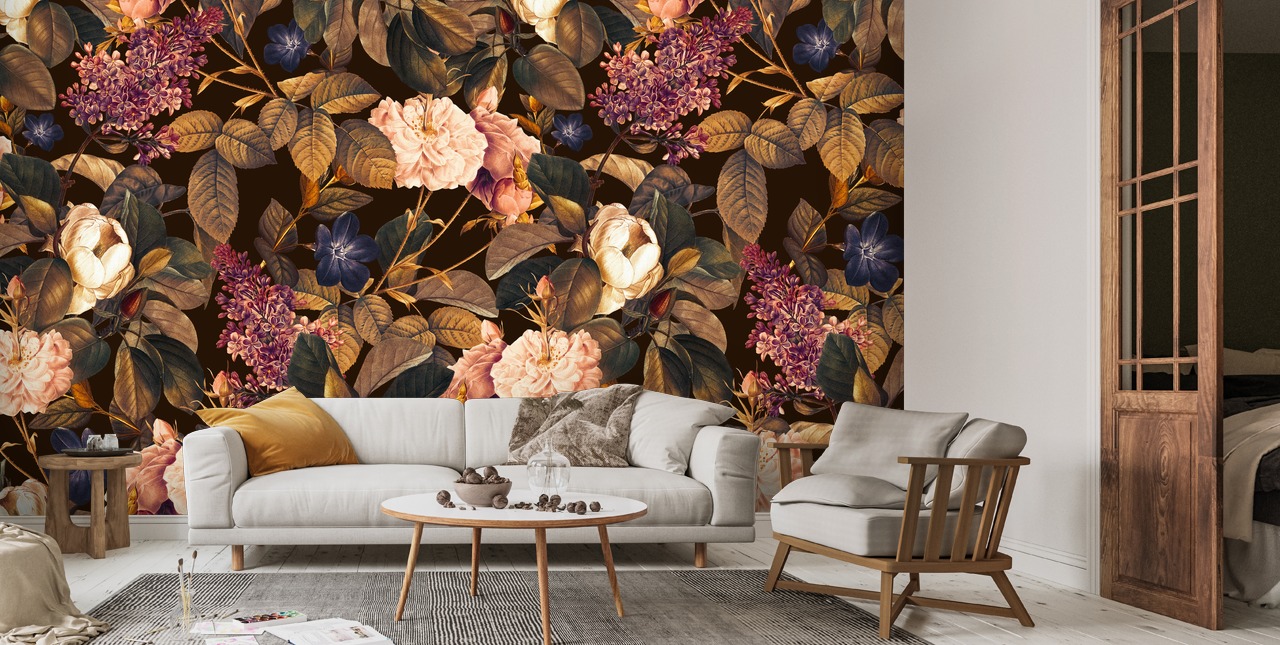 Papier peint mural Garden of Eden III Night | Wallsauce FR