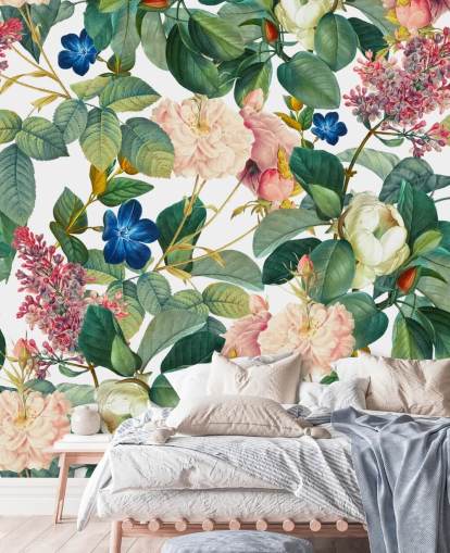 Burcu Korkmazyurekin kukka-seinämaalaus nimeltä Garden of Eden III makuuhuoneisiin, käytäviin ja olohuoneisiin Burcu Korkmazyurekin kukka-seinämaalaus nimeltä Garden of Eden III makuuhuoneisiin, käytäviin ja olohuoneisiin