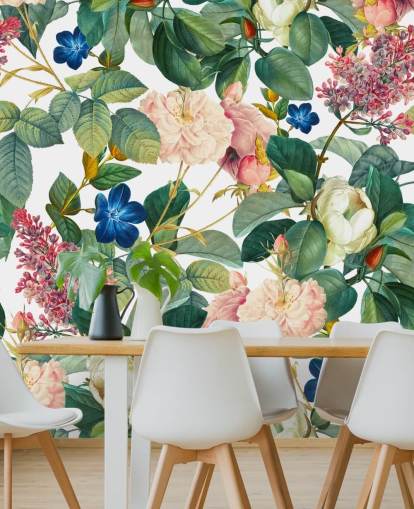 blomsterveggmaleri kalt Garden of Eden III av Burcu Korkmazyurek for soverom, ganger og stuer blomsterveggmaleri kalt Garden of Eden III av Burcu Korkmazyurek for soverom, ganger og stuer