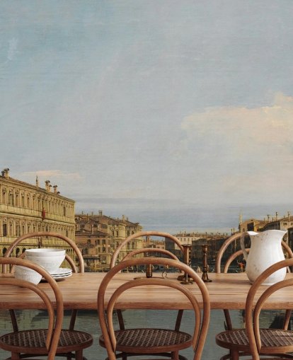 papier peint mural d'art appelé Grand Canal de Venise par Canaletto le Jeune