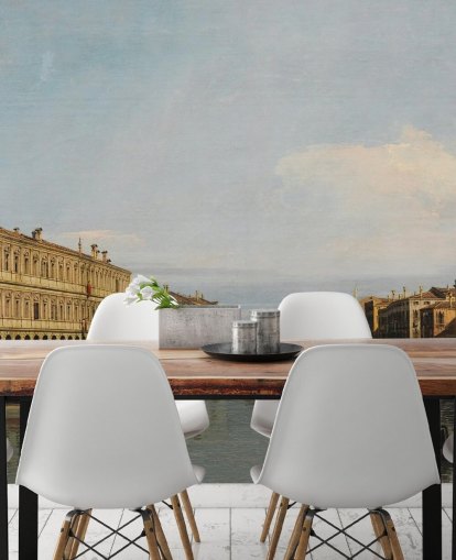 fine art wallpaper mural called Venice Grand Canal by Canaletto the Younger