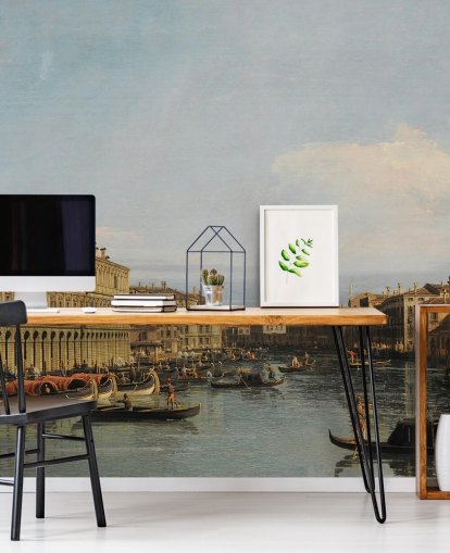 fine art wallpaper mural called Venice Grand Canal by Canaletto the Younger
