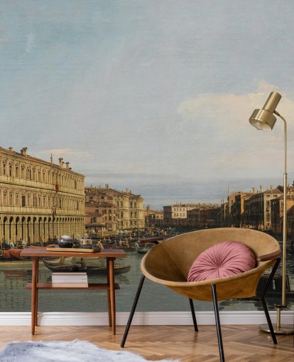 fine art wallpaper mural called Venice Grand Canal by Canaletto the Younger fine art wallpaper mural called Venice Grand Canal by Canaletto the Younger