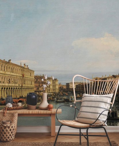 kunstbehangmuurschildering genaamd Venice Grand Canal van Canaletto the Younger