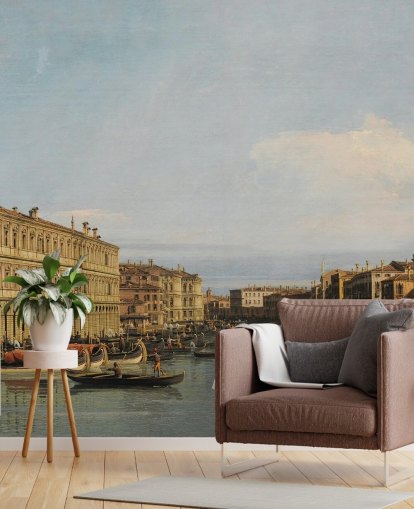 konst tapetväggmålning kallad Venedig Grand Canal av Canaletto den yngre