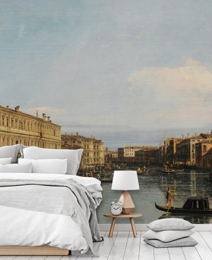 mural de papel pintado de bellas artes llamado Gran Canal de Venecia de Canaletto the Younger mural de papel pintado de bellas artes llamado Gran Canal de Venecia de Canaletto the Younger