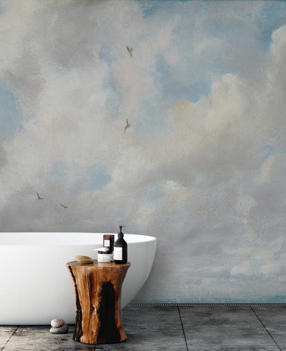 mural de parede de belas artes chamado Cloud Study, 1821 de John Constable para cozinhas, banheiros e quartos mural de parede de belas artes chamado Cloud Study, 1821 de John Constable para cozinhas, banheiros e quartos