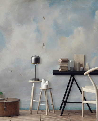 kunstmuurschildering genaamd Cloud Study, 1821 van John Constable voor keukens, badkamers en slaapkamers