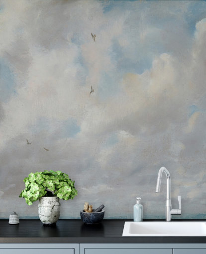 fine art wall mural called Cloud Study, 1821 by John Constable for kitchens, bathrooms and bedrooms