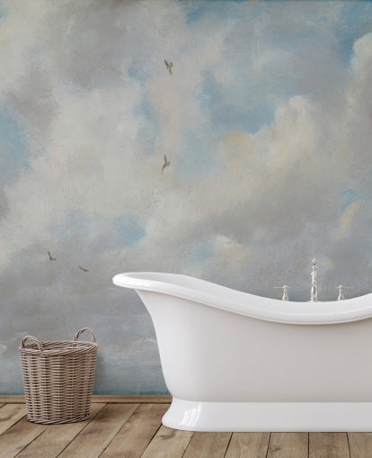 fine art wall mural called Cloud Study, 1821 by John Constable for kitchens, bathrooms and bedrooms