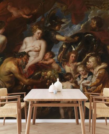 art wallpaper mural called Minerva Protects Pax from Mars by Peter Paul Rubens for homes and businesses art wallpaper mural called Minerva Protects Pax from Mars by Peter Paul Rubens for homes and businesses