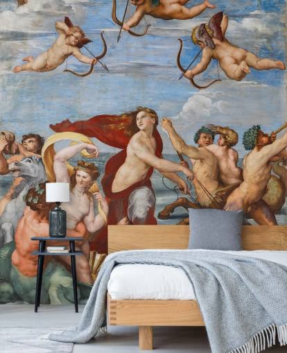 Raphaelin taide-taustakuvamaalaus nimeltä The Triumph of Galatea ruokasaleihin, toimistoihin ja uskonnollisiin tiloihin