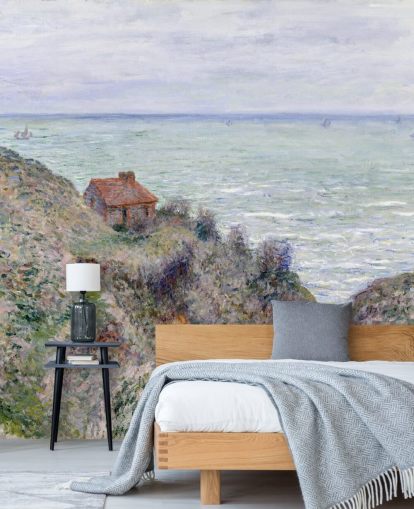 mural de parede de belas artes chamado Cabin of the Customs Watch de Claude Monet mural de parede de belas artes chamado Cabin of the Customs Watch de Claude Monet