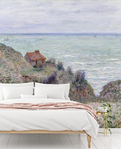 murale d'arte chiamato Cabin of the Customs Watch di Claude Monet murale d'arte chiamato Cabin of the Customs Watch di Claude Monet