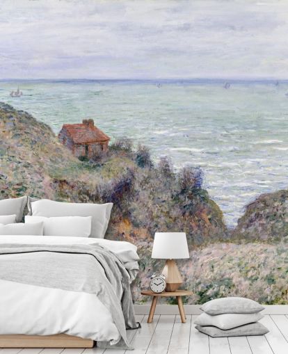 mural de pared de bellas artes llamado Cabin of the Customs Watch de Claude Monet mural de pared de bellas artes llamado Cabin of the Customs Watch de Claude Monet