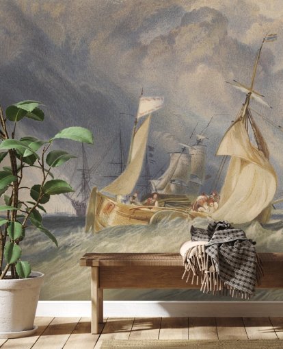fine art wall mural called The Mouth of the River Humber by J. M. W. Turner for bedrooms and lounges fine art wall mural called The Mouth of the River Humber by J. M. W. Turner for bedrooms and lounges