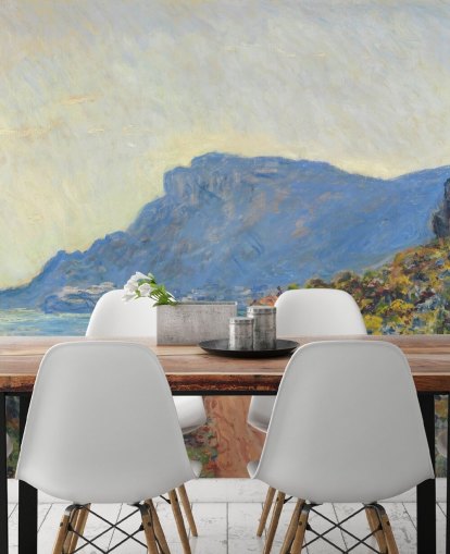 murale d'arte chiamato La Corniche vicino a Monaco di Claude Monet per camere da letto e salotti murale d'arte chiamato La Corniche vicino a Monaco di Claude Monet per camere da letto e salotti