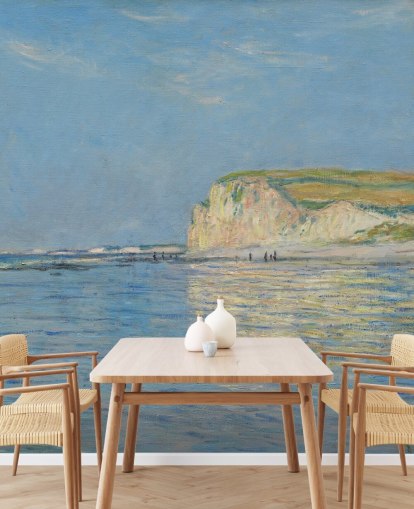 monet wall mural called Low Tide at Pourville, near Dieppe monet wall mural called Low Tide at Pourville, near Dieppe
