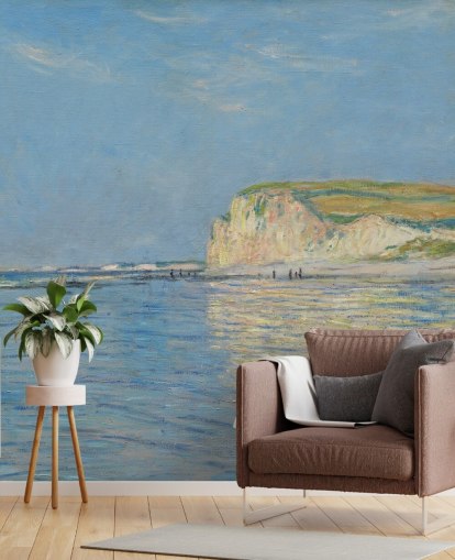 murale monet chiamato Low Tide a Pourville, vicino a Dieppe 