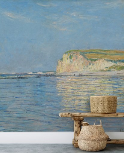 monet-seinämaalaus nimeltä Low Tide Pourvillessä, lähellä Dieppeä monet-seinämaalaus nimeltä Low Tide Pourvillessä, lähellä Dieppeä