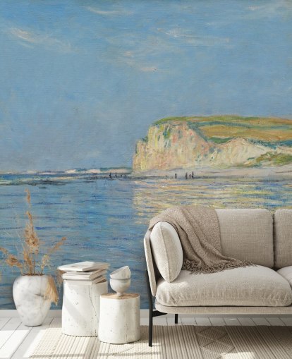 murale Monet intitulée Low Tide à Pourville, près de Dieppe murale Monet intitulée Low Tide à Pourville, près de Dieppe