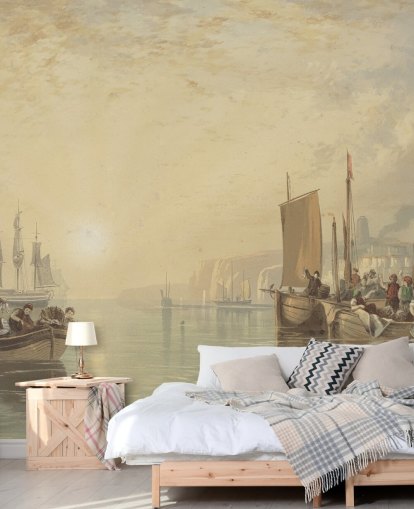 J. M. W. Turnerin taidetaustakuvamaalaus Sunrise, Margate makuuhuoneisiin, olohuoneisiin ja kotitoimistoihin