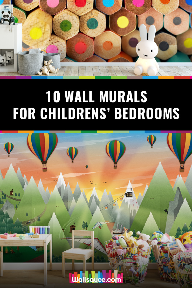 Building Block Background Wallpaper Mural - Kids Bedroom Lego Style Photo Wall Sticker - UK Made