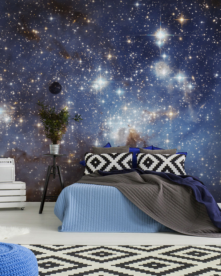 giant-space-mural-in-bedroom