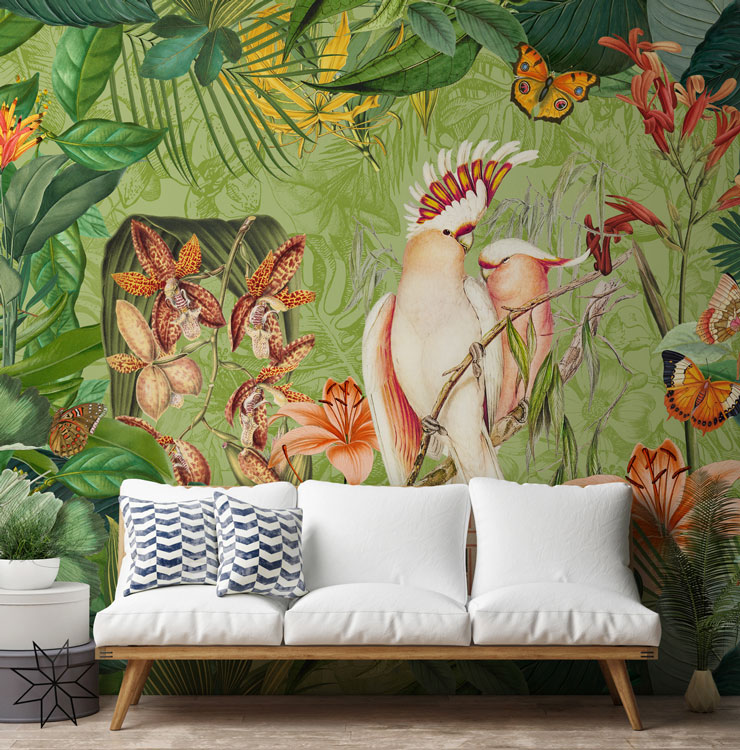Cockatoo jungle wallpaper 