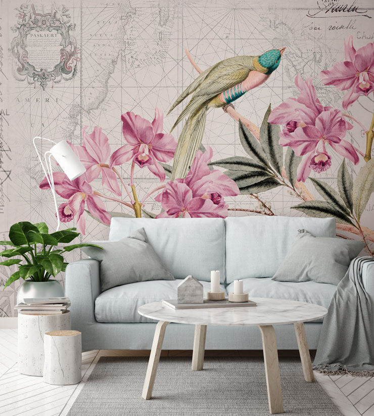 Papel pintado para el salón: ideas que inspiran