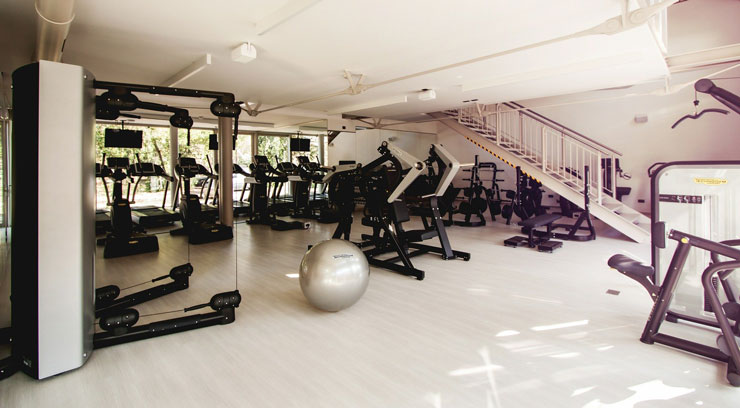 large modern gym full of natural light