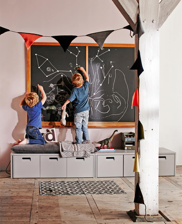 Horloge d’apprentissage pour enfants - Horloge d’enseignement de l’heure -  Horloges murales pour enfants pour les chambres à coucher - Décor mural de