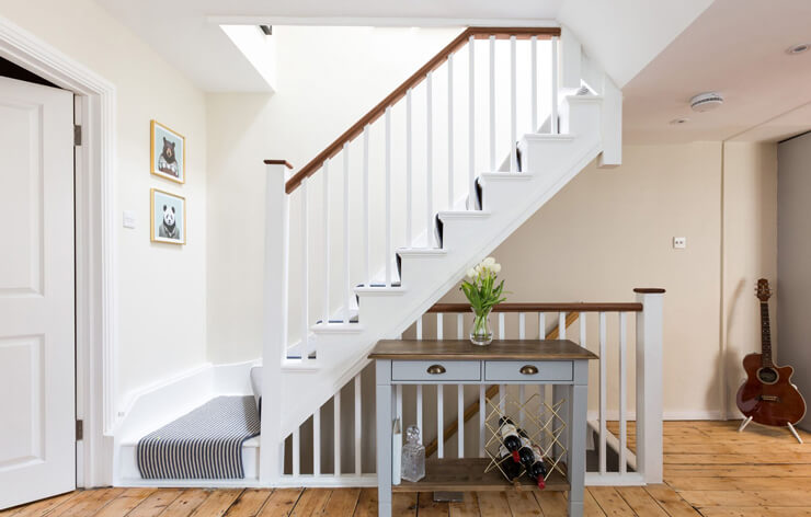 staircase going up to loft extension