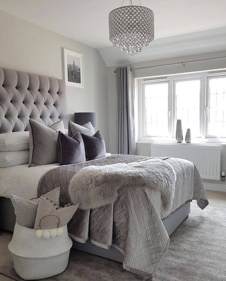 grey bedroom