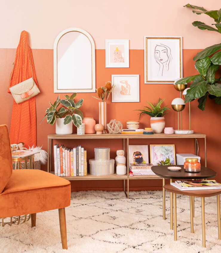 Stylish Orange Lounge